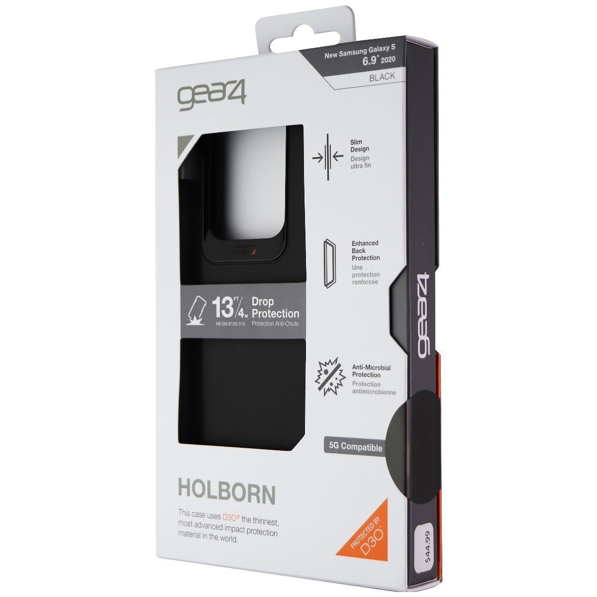 ZAGG Holborn Series Hybrid Case for Samsung Galaxy S20 Ultra 5G - Black Cell Phone - Cases, Covers & Skins Zagg - Simple Cell Bulk Wholesale Pricing - USA Seller