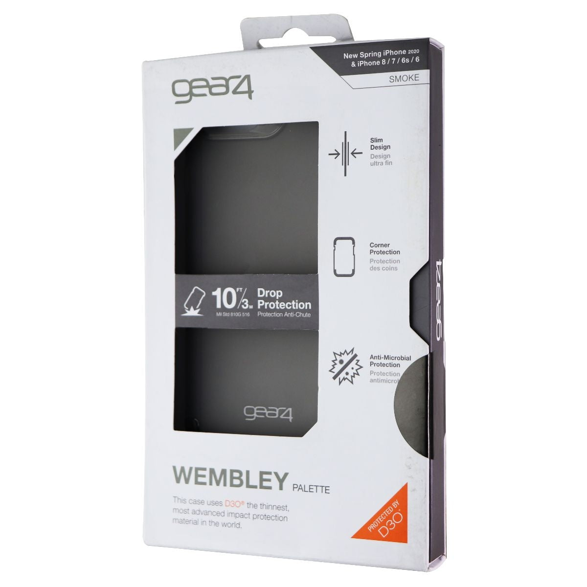 ZAGG Wembley Palette Series Soft Case for iPhone SE (2nd Gen) & 8/7 - Smoke Cell Phone - Cases, Covers & Skins Zagg    - Simple Cell Bulk Wholesale Pricing - USA Seller