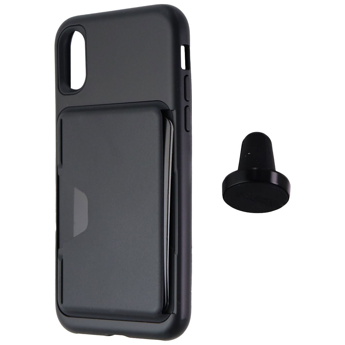 Skech Cache Series Compact Wallet Case for iPhone Xs Max - Black Cell Phone - Cases, Covers & Skins Skech - Simple Cell Bulk Wholesale Pricing - USA Seller