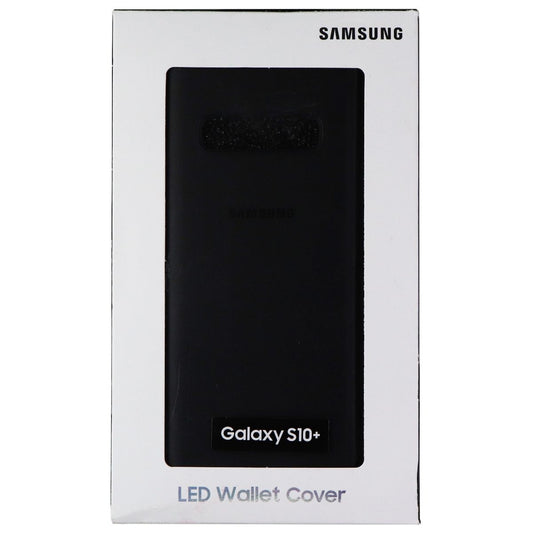 Samsung LED Folio Wallet Case for Samsung Galaxy (S10+) - Black