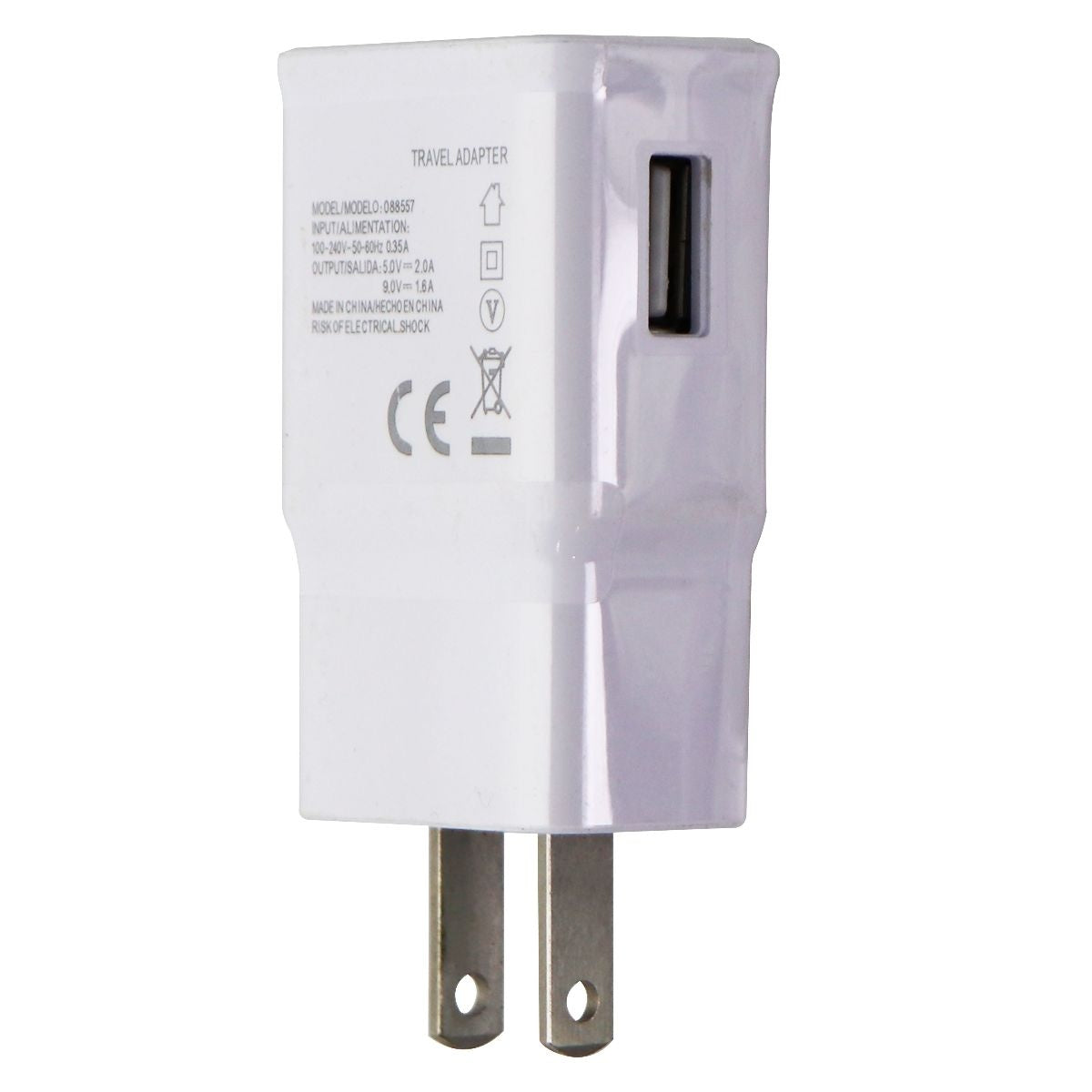 Generic Fast Charge 5V/2A Single USB Wall Charger - White (088557) Cell Phone - Chargers & Cradles Unbranded - Simple Cell Bulk Wholesale Pricing - USA Seller