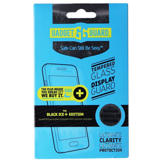 Gadget Guard Black Ice+ Edition Tempered Glass for Samsung Galaxy J3 Emerge Cell Phone - Screen Protectors Gadget Guard    - Simple Cell Bulk Wholesale Pricing - USA Seller