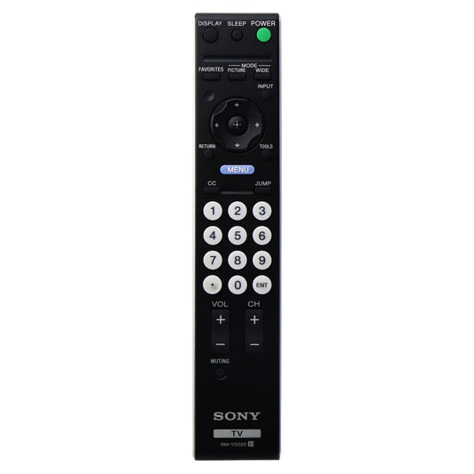 Sony Remote Control (RM-YD025) for Select Sony TVs - Black TV, Video & Audio Accessories - Remote Controls Sony - Simple Cell Bulk Wholesale Pricing - USA Seller