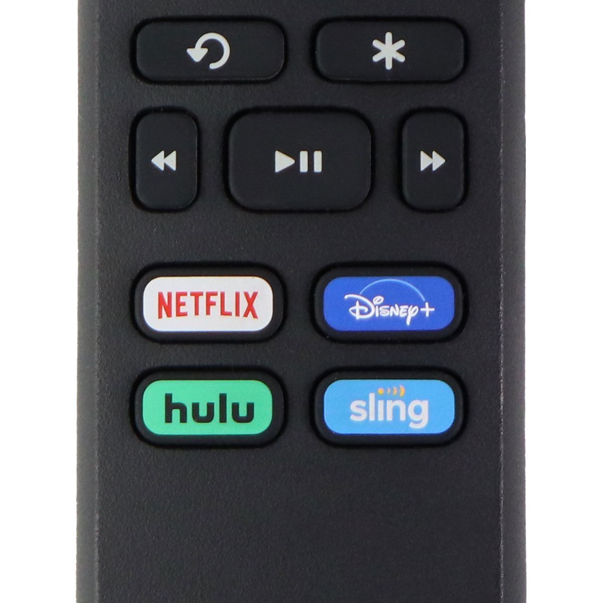 (RC-ALIR) Remote Control with Netflix/Disney/Hulu/Sling HotKeys - Black TV, Video & Audio Accessories - Remote Controls Unbranded - Simple Cell Bulk Wholesale Pricing - USA Seller