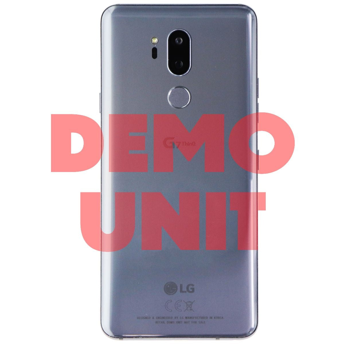 LG G7 ThinQ Smartphone (DEMO UNIT) - 64GB / Silver Cell Phones & Smartphones LG - Simple Cell Bulk Wholesale Pricing - USA Seller