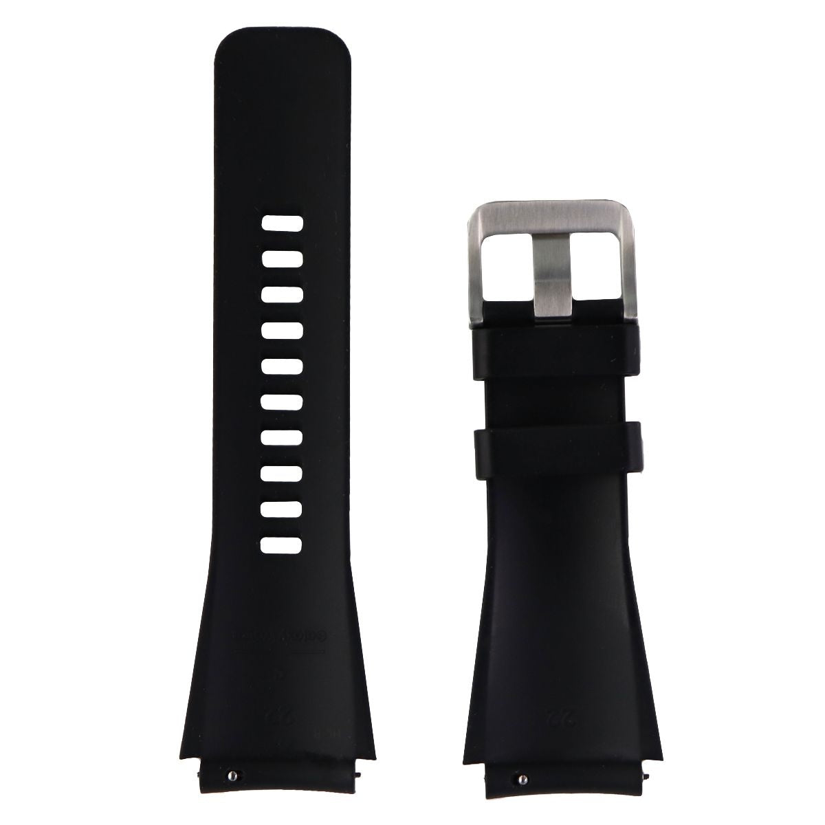 Samsung Galaxy Watch Silicone Replacement Band (22mm) - Black SMALL (ET-YSU80) Smart Watch Accessories - Watch Bands Samsung - Simple Cell Bulk Wholesale Pricing - USA Seller