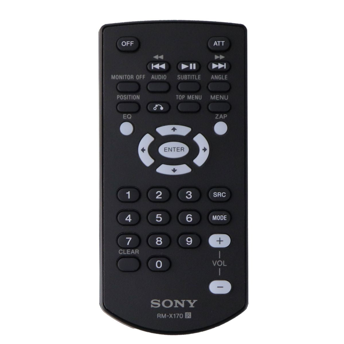 Sony Remote (RM-X170) for Select Sony InDash Multimedia / Navigation Receivers TV, Video & Audio Accessories - Remote Controls Sony - Simple Cell Bulk Wholesale Pricing - USA Seller