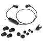 JLab Metal Bluetooth Wireless Rugged Earbuds with Noise Isolation - Black Cell Phone - Headsets JLAB - Simple Cell Bulk Wholesale Pricing - USA Seller