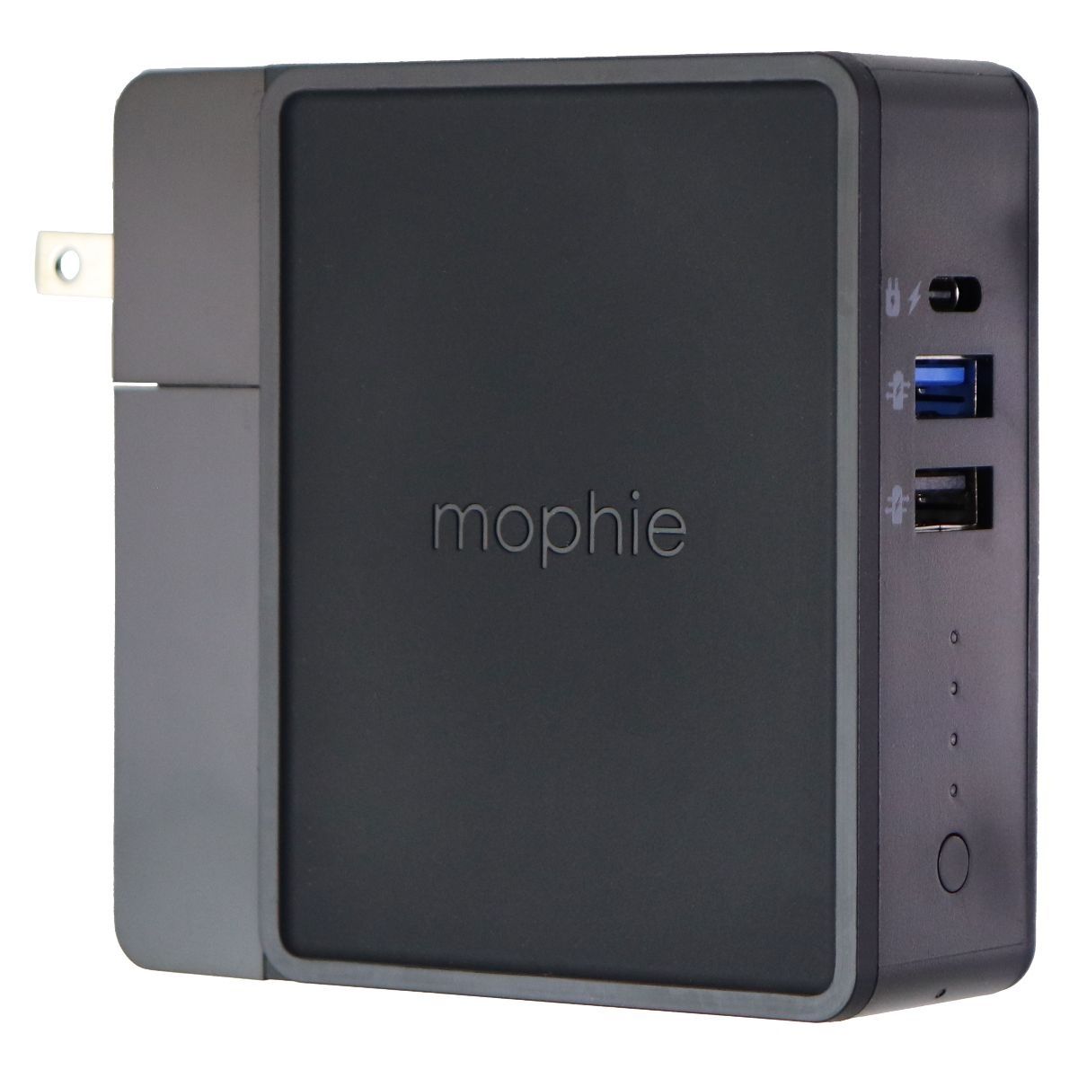 Mophie Powerstation Hub - Portable Battery hub with Wireless Qi - Black Cell Phone - Chargers & Cradles Mophie    - Simple Cell Bulk Wholesale Pricing - USA Seller