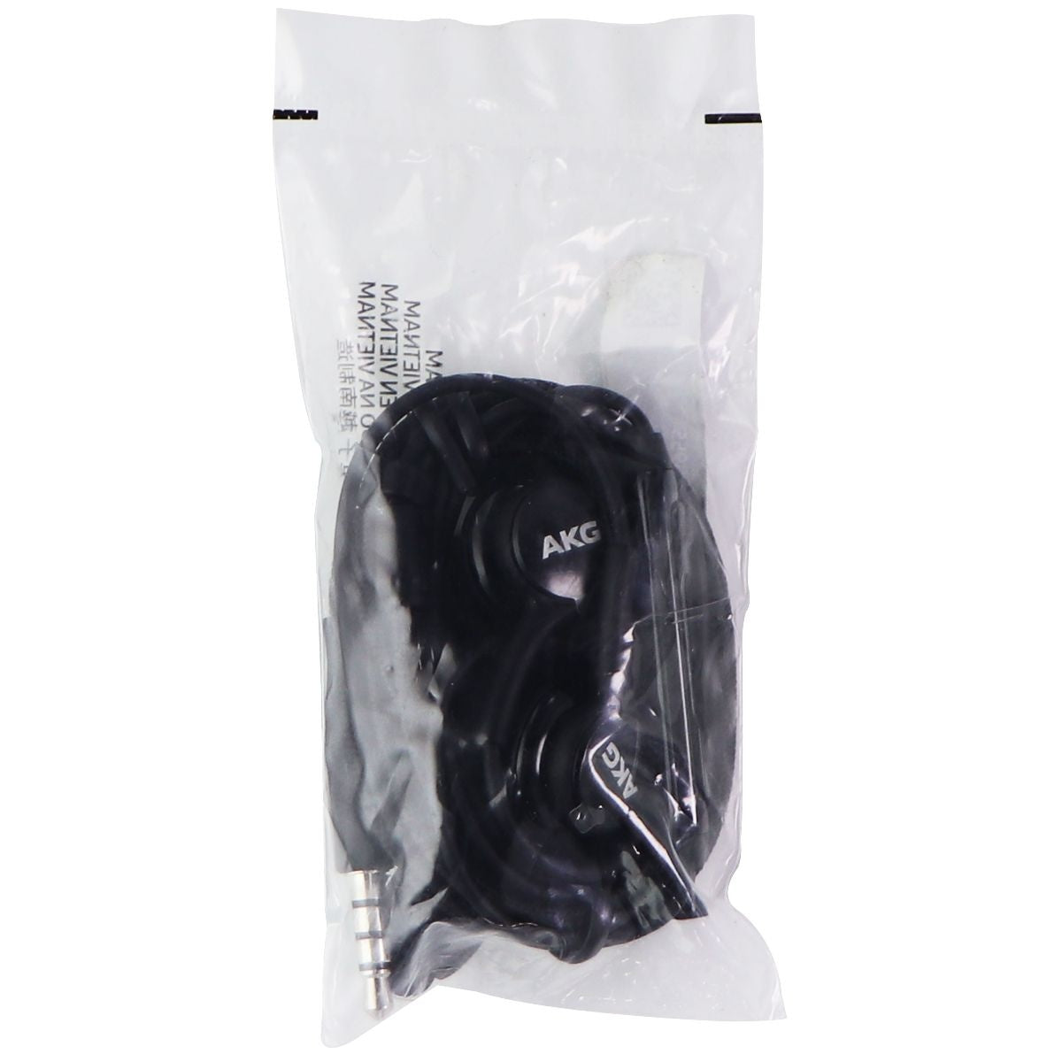 AKG Samsung Stereo Headset 3.5mm Headphones (EO-IG955) with Microphone - Black Portable Audio - Headphones Samsung - Simple Cell Bulk Wholesale Pricing - USA Seller