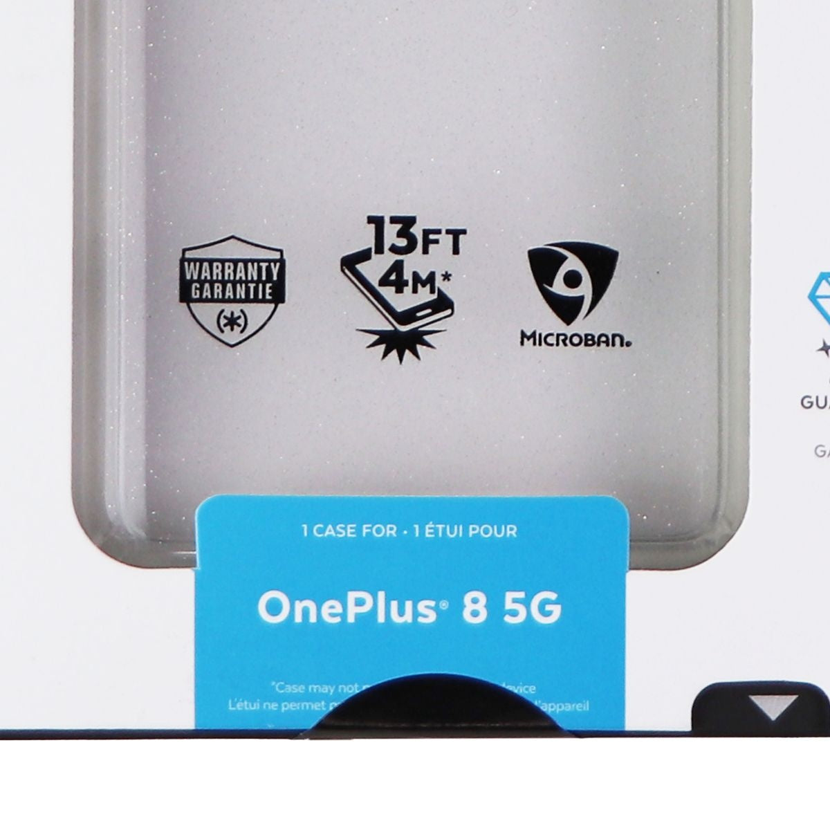 Speck Presidio Perfect-Clear Case for OnePlus 8 5G - Gold Glitter/Clear Cell Phone - Cases, Covers & Skins Speck - Simple Cell Bulk Wholesale Pricing - USA Seller