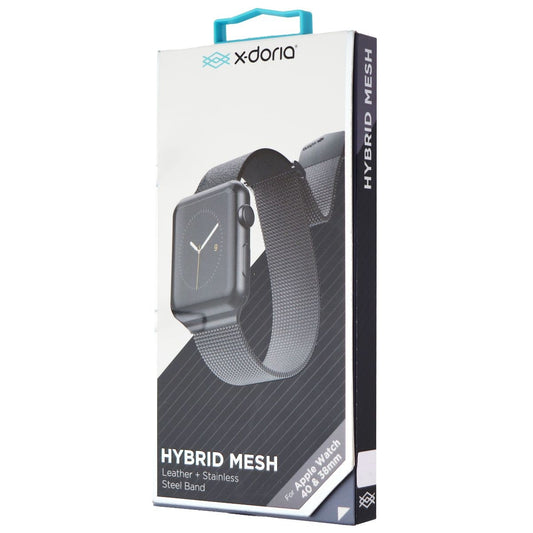 X-Doria Hybrid Mesh Watch Band for Apple Watch 40/38mm - Black Smart Watch Accessories - Watch Bands X-Doria - Simple Cell Bulk Wholesale Pricing - USA Seller