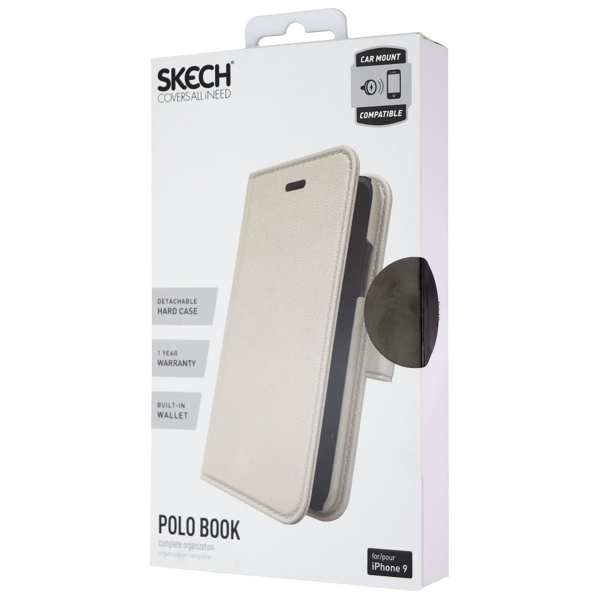 Skech Polo Book Wallet Case for Apple iPhone XR - Champagne Gold Cell Phone - Cases, Covers & Skins Skech - Simple Cell Bulk Wholesale Pricing - USA Seller