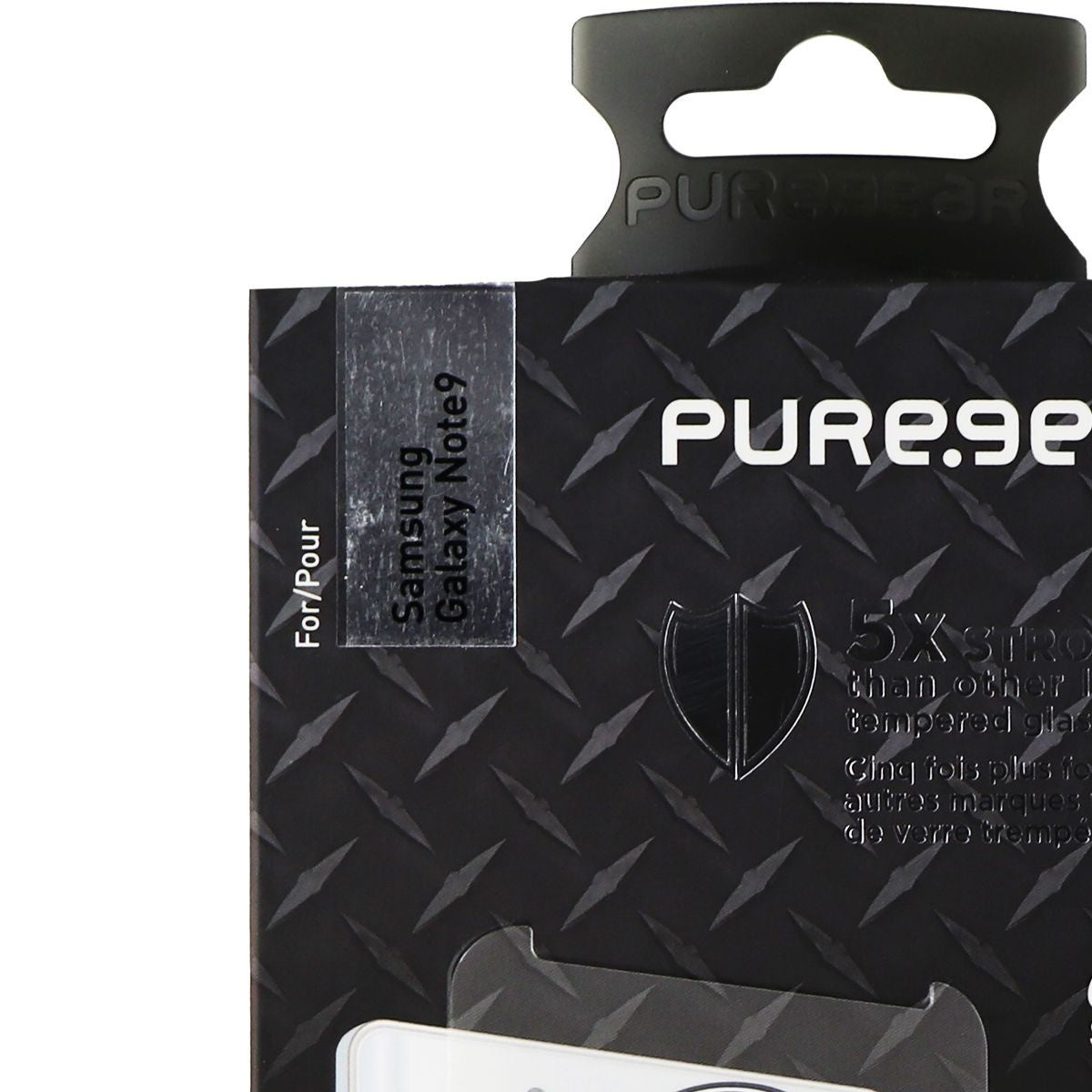 PureGear Steel 360 Tempered Glass for Galaxy Note9 - Clear Cell Phone - Screen Protectors PureGear    - Simple Cell Bulk Wholesale Pricing - USA Seller