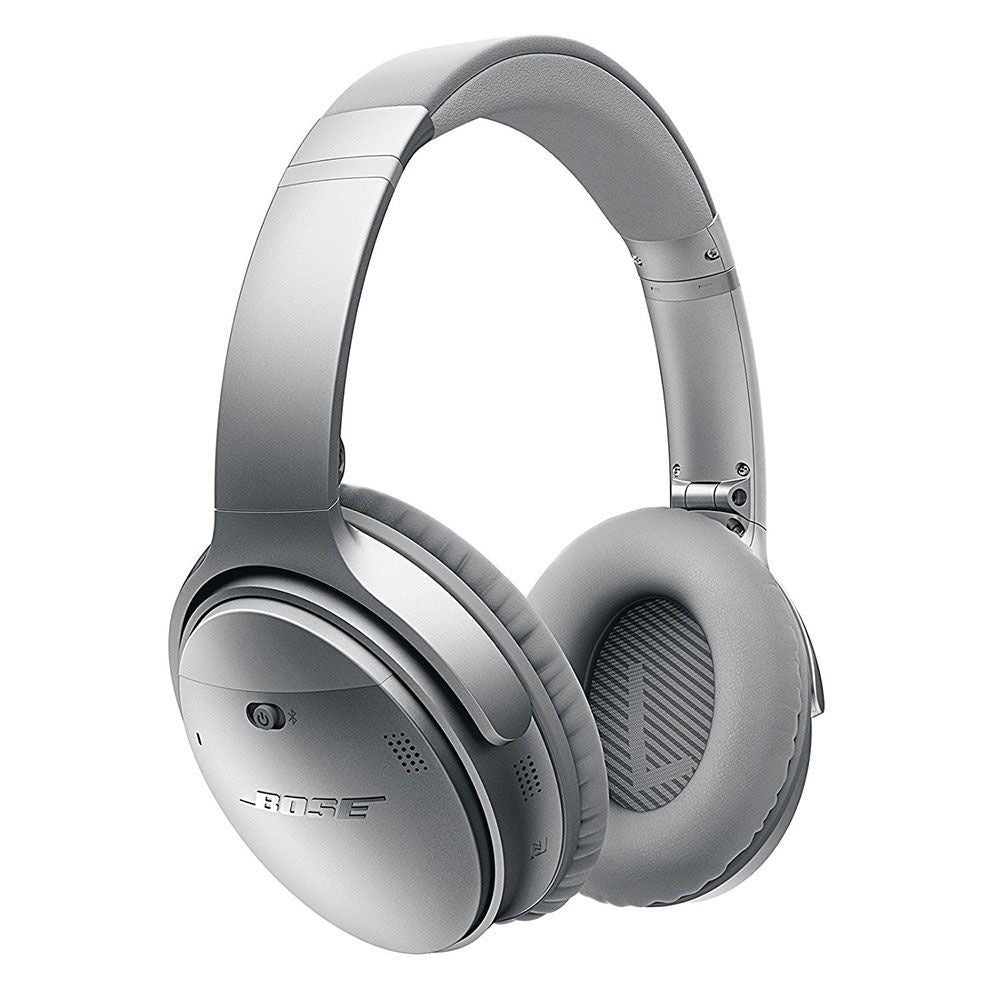 Bose QuietComfort 35 (Series I) Wireless Noise Cancelling Headphones - Silver