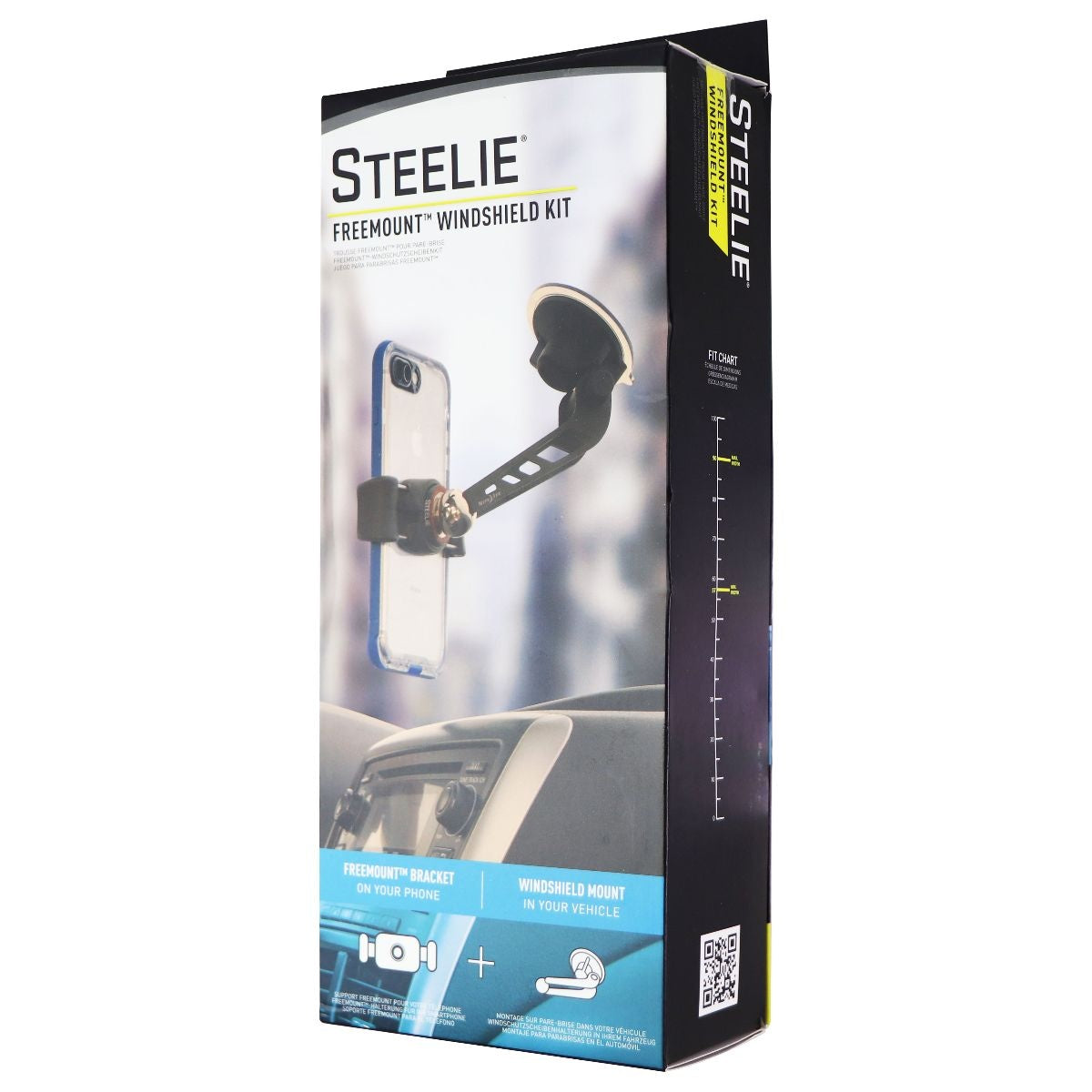 Nite Ize Steelie Freemount Windshield Kit - Freemount Bracket & Windshield Mount