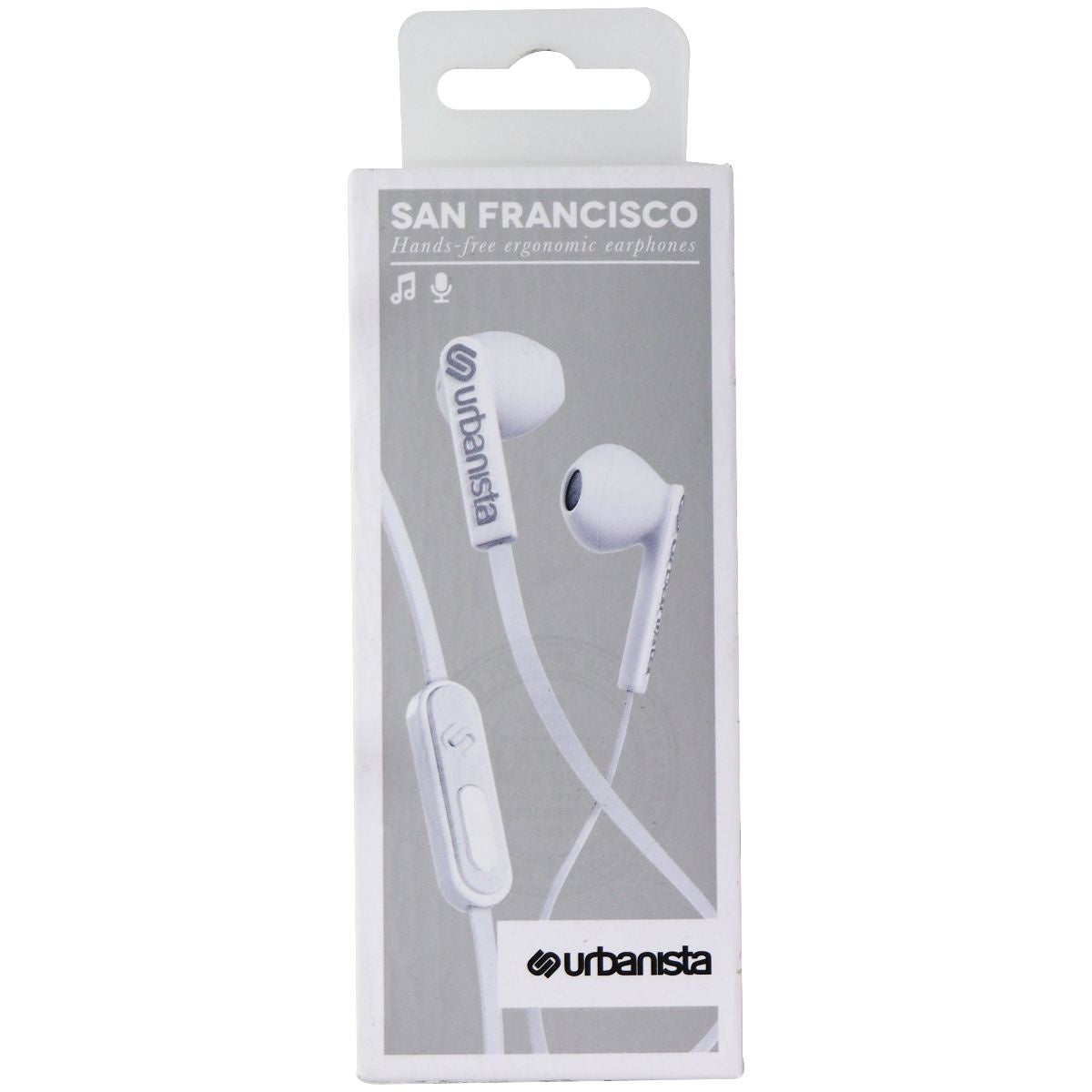 Urbanista San Francisco Earphones with Remote & Mic - Fluffy Cloud Portable Audio - Headphones Urbanista - Simple Cell Bulk Wholesale Pricing - USA Seller
