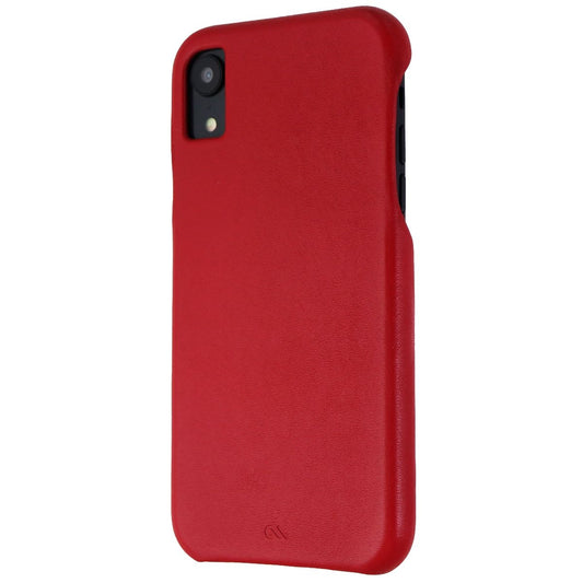 Case-Mate Hardshell Leather Case for Apple iPhone XR - Cardinal Red Leather Cell Phone - Cases, Covers & Skins Case-Mate - Simple Cell Bulk Wholesale Pricing - USA Seller