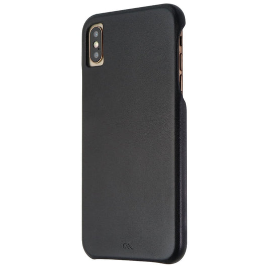 Case-Mate Barely There Genuine Leather Hard Case for Apple iPhone XS Max - Black Cell Phone - Cases, Covers & Skins Case-Mate    - Simple Cell Bulk Wholesale Pricing - USA Seller