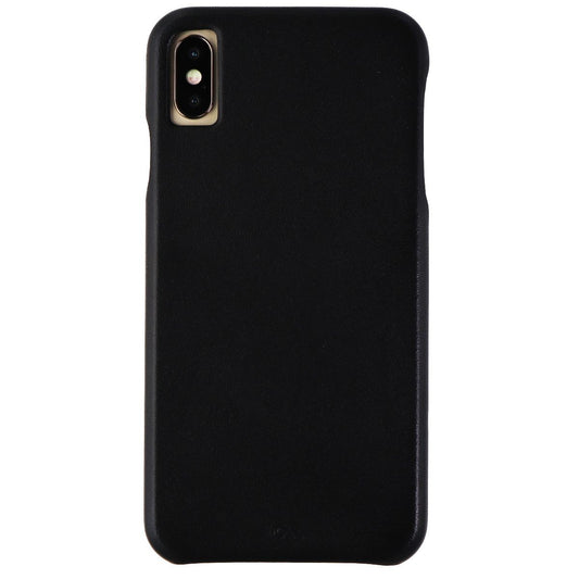 Case-Mate Barely There Genuine Leather Hard Case for Apple iPhone XS Max - Black Cell Phone - Cases, Covers & Skins Case-Mate - Simple Cell Bulk Wholesale Pricing - USA Seller