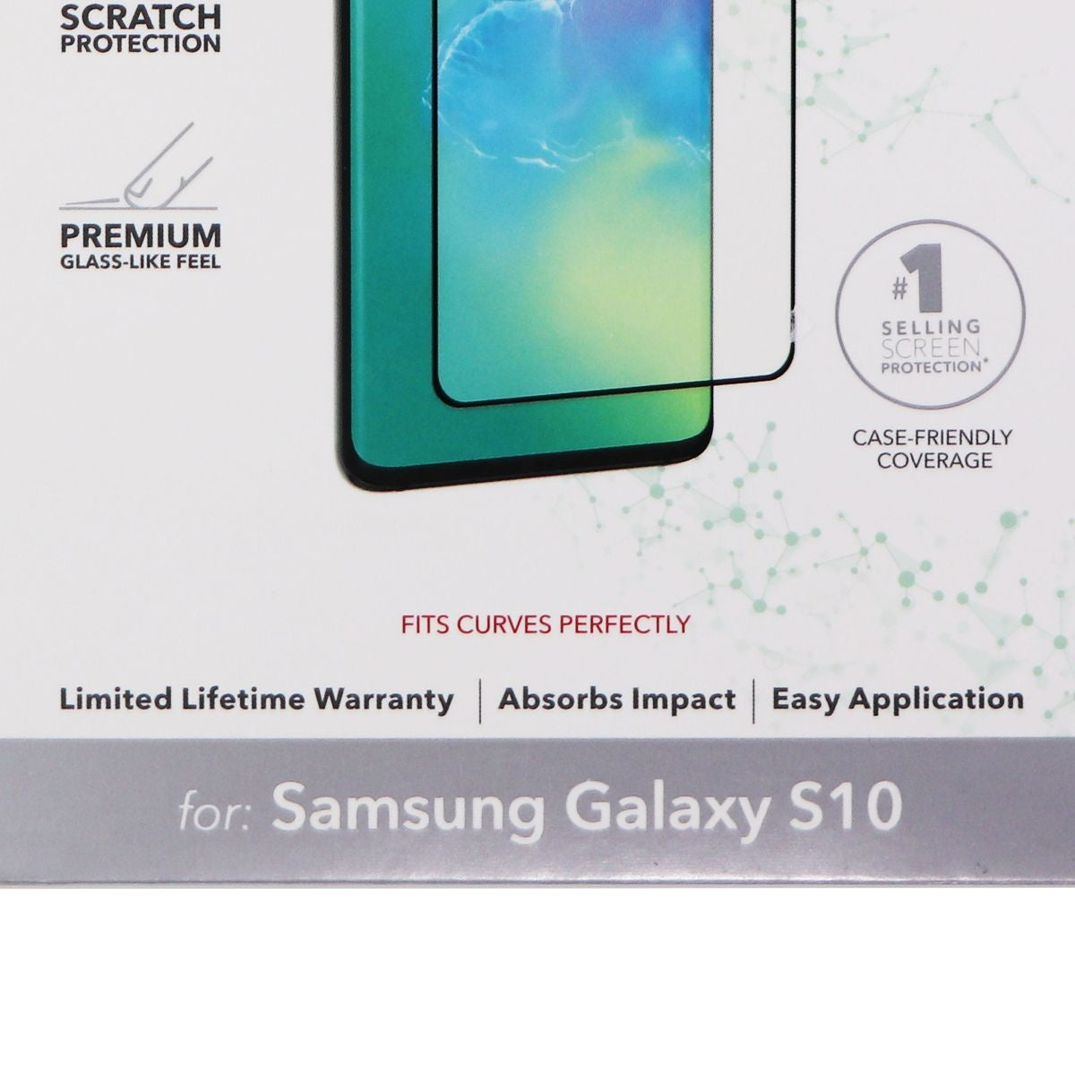 ZAGG InvisibleShield Glass Fusion Screen Protector for Samsung Galaxy S10 Cell Phone - Screen Protectors Zagg - Simple Cell Bulk Wholesale Pricing - USA Seller