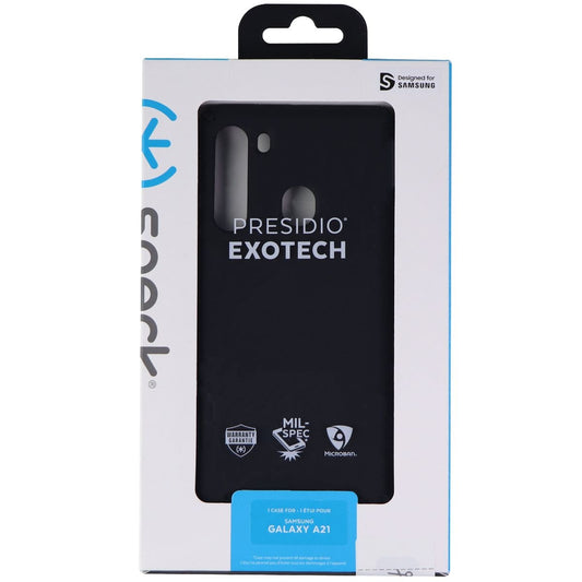 Speck Presidio Exotech Series Flexible Case for Samsung Galaxy A21 - Black Cell Phone - Cases, Covers & Skins Speck    - Simple Cell Bulk Wholesale Pricing - USA Seller
