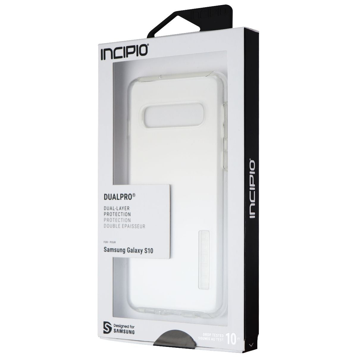 Incipio DualPro Dual-Layer Case for Samsung Galaxy S10 - Clear/Clear Cell Phone - Cases, Covers & Skins Incipio    - Simple Cell Bulk Wholesale Pricing - USA Seller