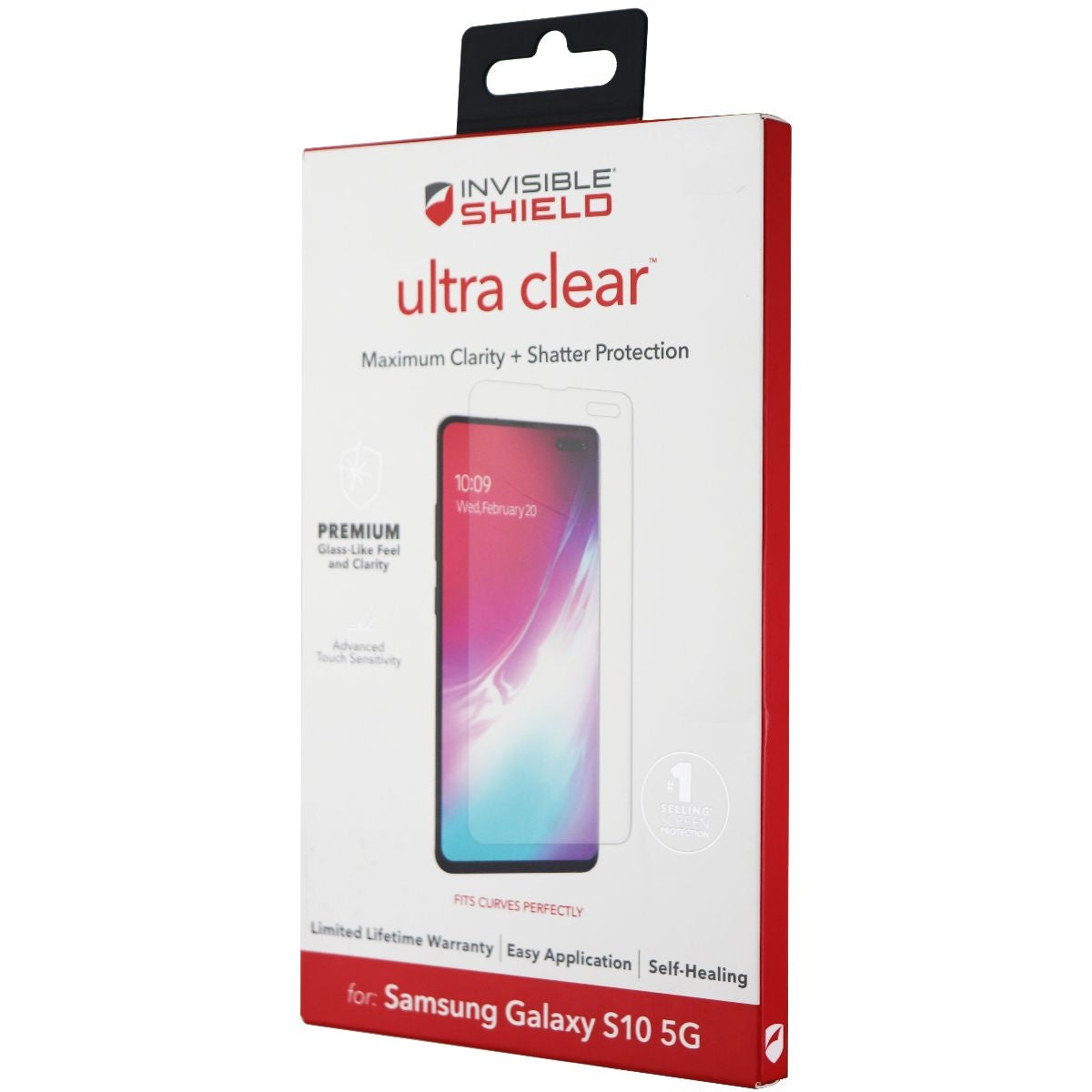 ZAGG Ultra Clear Screen Protector for Samsung Galaxy S10 5G - Clear Cell Phone - Screen Protectors Zagg - Simple Cell Bulk Wholesale Pricing - USA Seller