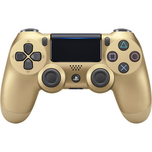 Sony DualShock 4 Wireless Controller for PlayStation 4 (CUH-ZCT2U) - Gold Gaming/Console - Controllers & Attachments Sony - Simple Cell Bulk Wholesale Pricing - USA Seller