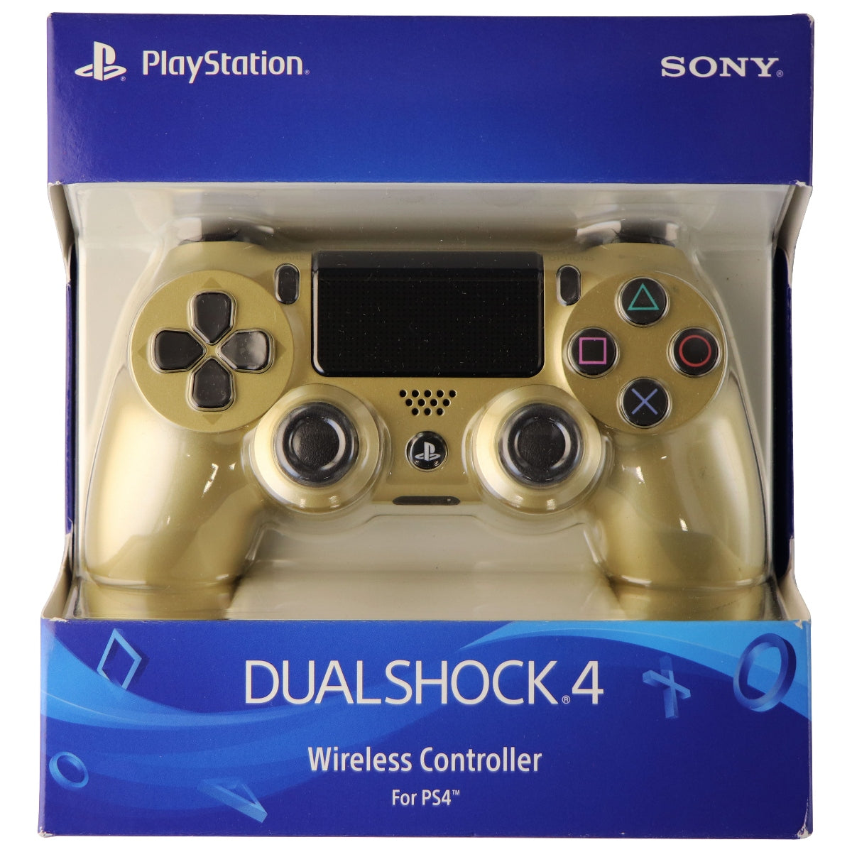 Sony DualShock 4 Wireless Controller for PlayStation 4 (CUH-ZCT2U) - Gold Gaming/Console - Controllers & Attachments Sony    - Simple Cell Bulk Wholesale Pricing - USA Seller