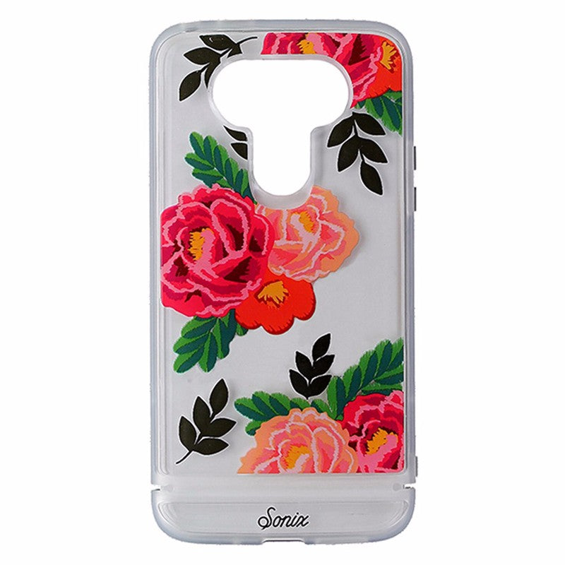 Sonix Clear Coat Hybrid Case for LG G5 - Clear/ Red Flowers / Lolita Cell Phone - Cases, Covers & Skins Sonix - Simple Cell Bulk Wholesale Pricing - USA Seller