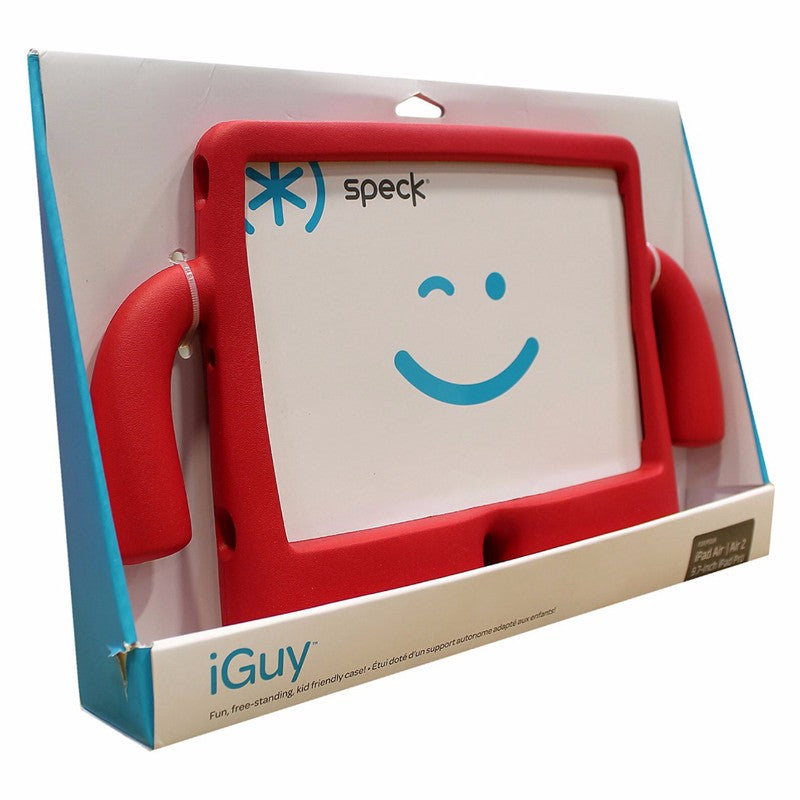 Speck iGuy Kid Friendly Case Stand for 9.7 in iPad Pro, iPad Air 2, iPad Air Red iPad/Tablet Accessories - Cases, Covers, Keyboard Folios Speck - Simple Cell Bulk Wholesale Pricing - USA Seller