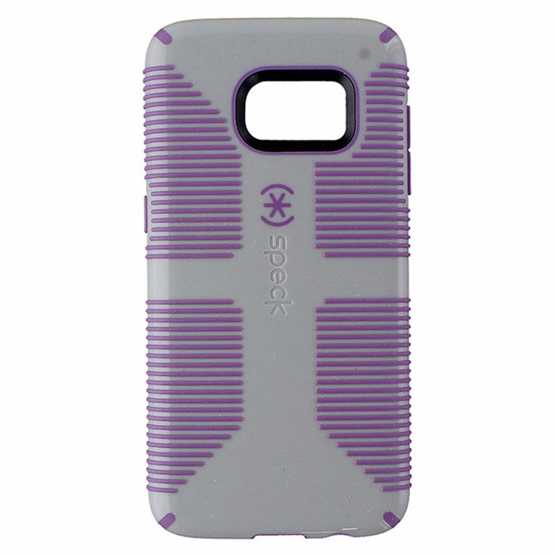Speck CandyShell Grip Series Hybrid Case for Samsung Galaxy S7 - Gray / Purple Cell Phone - Cases, Covers & Skins Speck - Simple Cell Bulk Wholesale Pricing - USA Seller