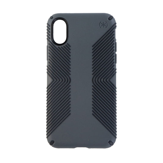 Speck Presidio Grip Series Case for Apple iPhone X - Charcoal Gray/Black Cell Phone - Cases, Covers & Skins Speck    - Simple Cell Bulk Wholesale Pricing - USA Seller