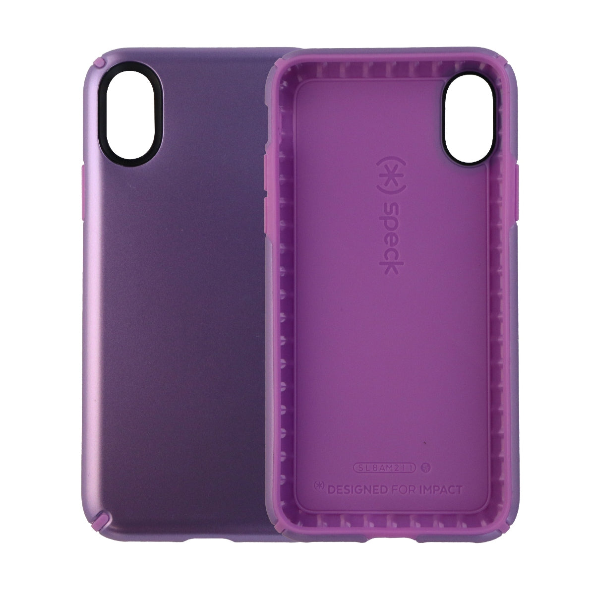 Speck Presidio Hybrid Case for Apple iPhone Xs and iPhone X - Metallic Purple Cell Phone - Cases, Covers & Skins Speck - Simple Cell Bulk Wholesale Pricing - USA Seller