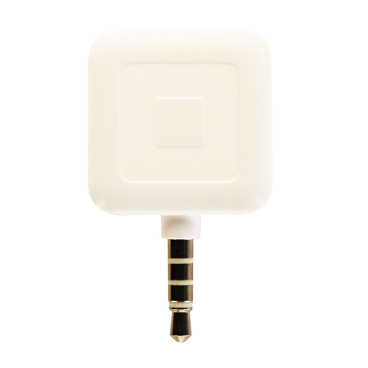 Square Credit Card Reader for Apple and Android Devices - White Point of Sale Equipment - Credit Card Terminals, Readers Square - Simple Cell Bulk Wholesale Pricing - USA Seller