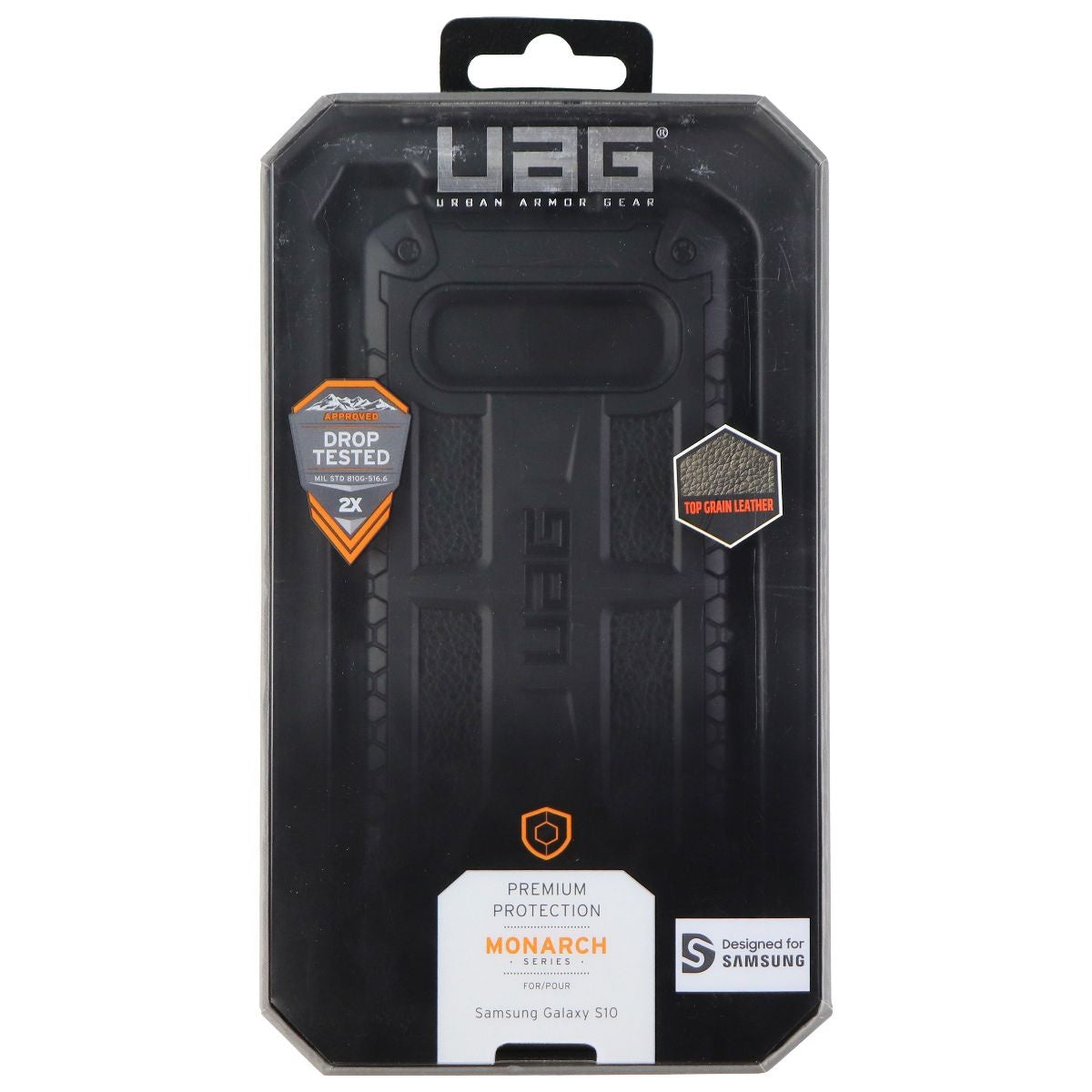Urban Armor Gear Monarch Series Case for Samsung Galaxy S10 - Black Cell Phone - Cases, Covers & Skins Urban Armor Gear - Simple Cell Bulk Wholesale Pricing - USA Seller