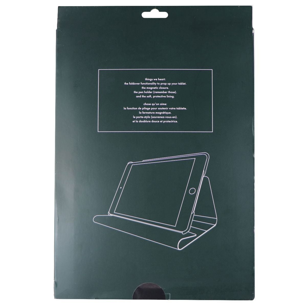 Kate Spade Envelope Folio Case for Apple iPad 10.2 - Reverse Hollyhock/Black iPad/Tablet Accessories - Cases, Covers, Keyboard Folios Kate Spade - Simple Cell Bulk Wholesale Pricing - USA Seller
