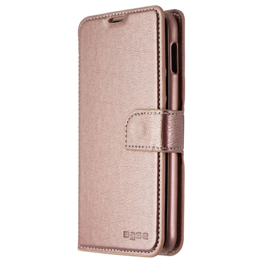Base Wallet Folio Series Case for Samsung Galaxy S10e - Rose Gold Cell Phone - Cases, Covers & Skins Base - Simple Cell Bulk Wholesale Pricing - USA Seller