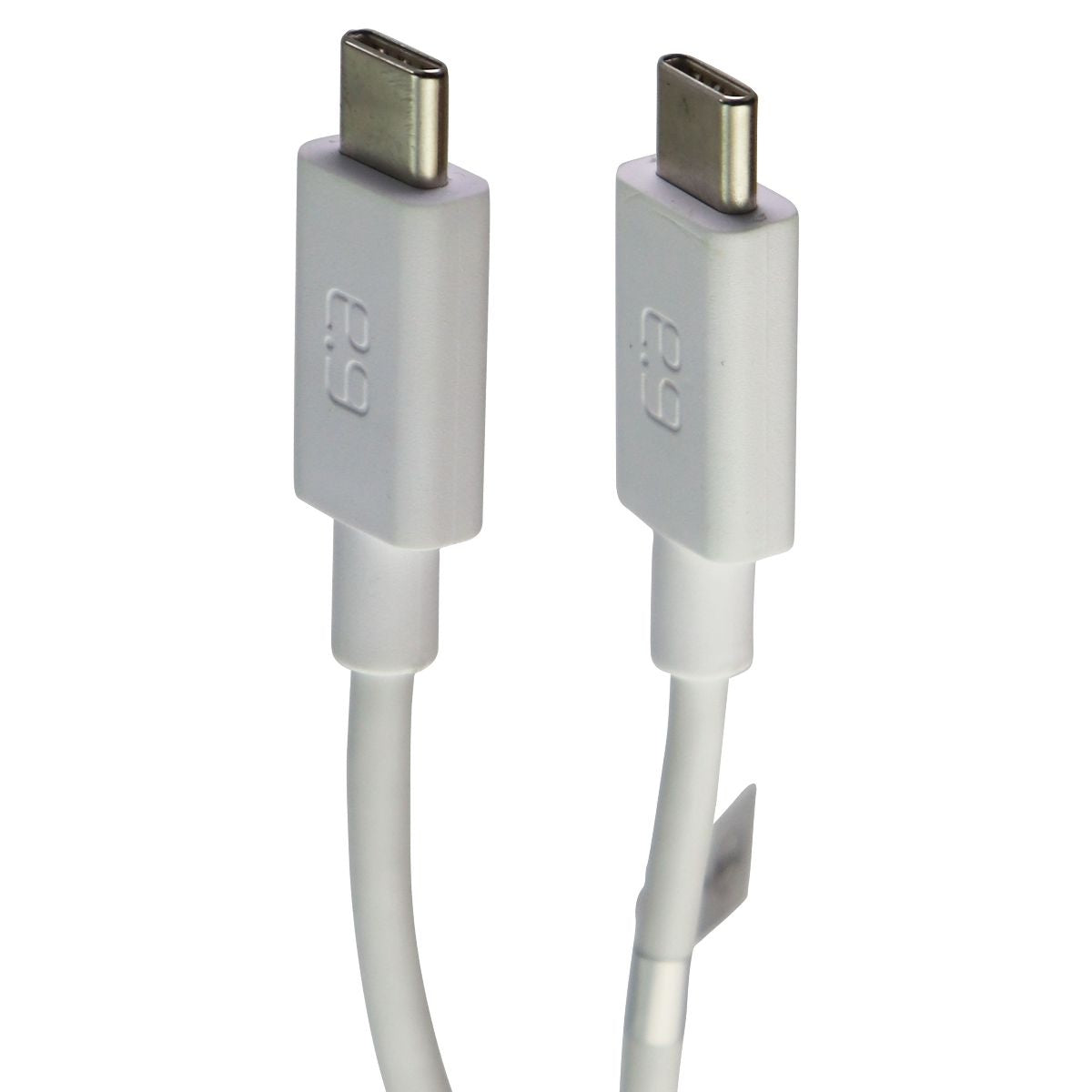 PureGear 3.3 ft. USB-C to USB-C Charging and Data Sync Cable - White Cell Phone - Cables & Adapters PureGear    - Simple Cell Bulk Wholesale Pricing - USA Seller