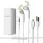 Samsung Power & Play Bundle - Active In-Ear Headset and Battery Pack - White Cell Phone - Accessory Bundles Samsung - Simple Cell Bulk Wholesale Pricing - USA Seller