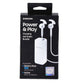 Samsung Power & Play Bundle - Active In-Ear Headset and Battery Pack - White Cell Phone - Accessory Bundles Samsung - Simple Cell Bulk Wholesale Pricing - USA Seller