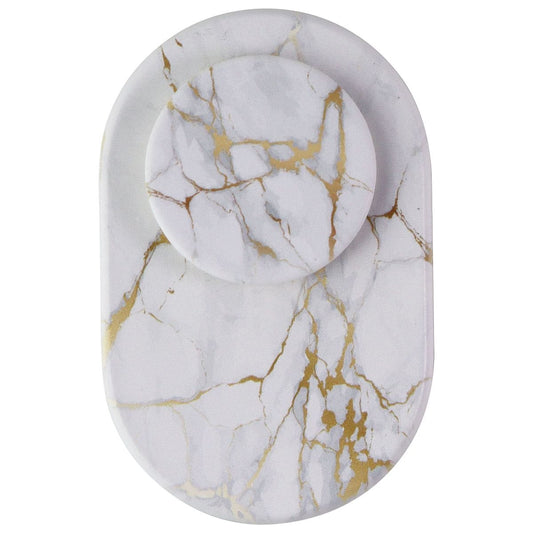PopSockets MagSafe Swappable PopGrip and Stand - Gold Lutz Marble Cell Phone - Mounts & Holders PopSockets    - Simple Cell Bulk Wholesale Pricing - USA Seller