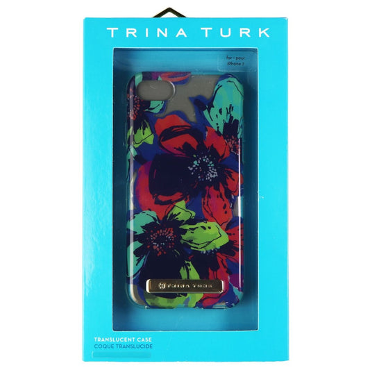 Trina Turk Translucent Hard Case for Apple iPhone 7 - Art School Floral / Clear Cell Phone - Cases, Covers & Skins Trina Turk    - Simple Cell Bulk Wholesale Pricing - USA Seller