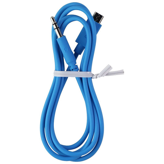 Replacement JLab Micro USB to 3.5mm Adapter Cable for JLab Headphones - Blue Portable Audio - Cables & Adapters JLAB    - Simple Cell Bulk Wholesale Pricing - USA Seller