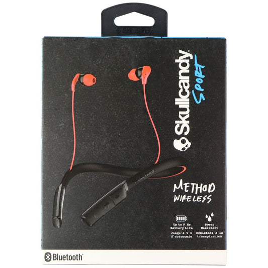 Skullcandy Sport Method Wireless Bluetooth Earbuds for all Smartphones - Red Parts & Accessories - Headsets & Earpieces Skullcandy    - Simple Cell Bulk Wholesale Pricing - USA Seller