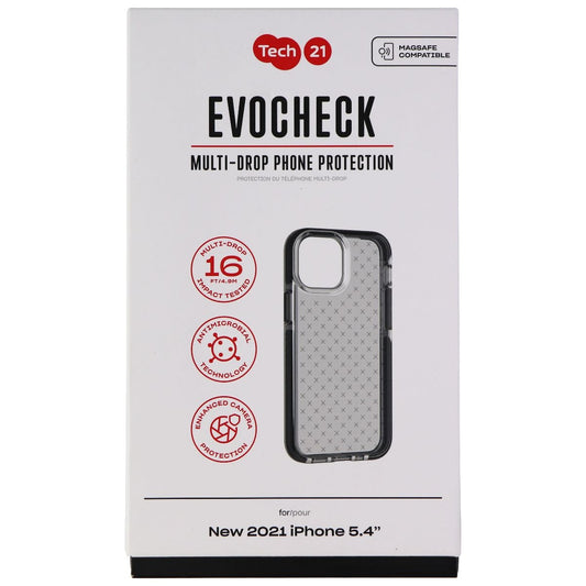 Tech21 Evo Check Series Flexible Gel Case for Apple iPhone 13 mini - Black Cell Phone - Cases, Covers & Skins Tech21    - Simple Cell Bulk Wholesale Pricing - USA Seller