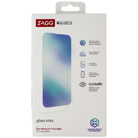 ZAGG InvisibleShield (Glass XTR2) Protector for iPhone 14 Pro Max Cell Phone - Screen Protectors Zagg - Simple Cell Bulk Wholesale Pricing - USA Seller