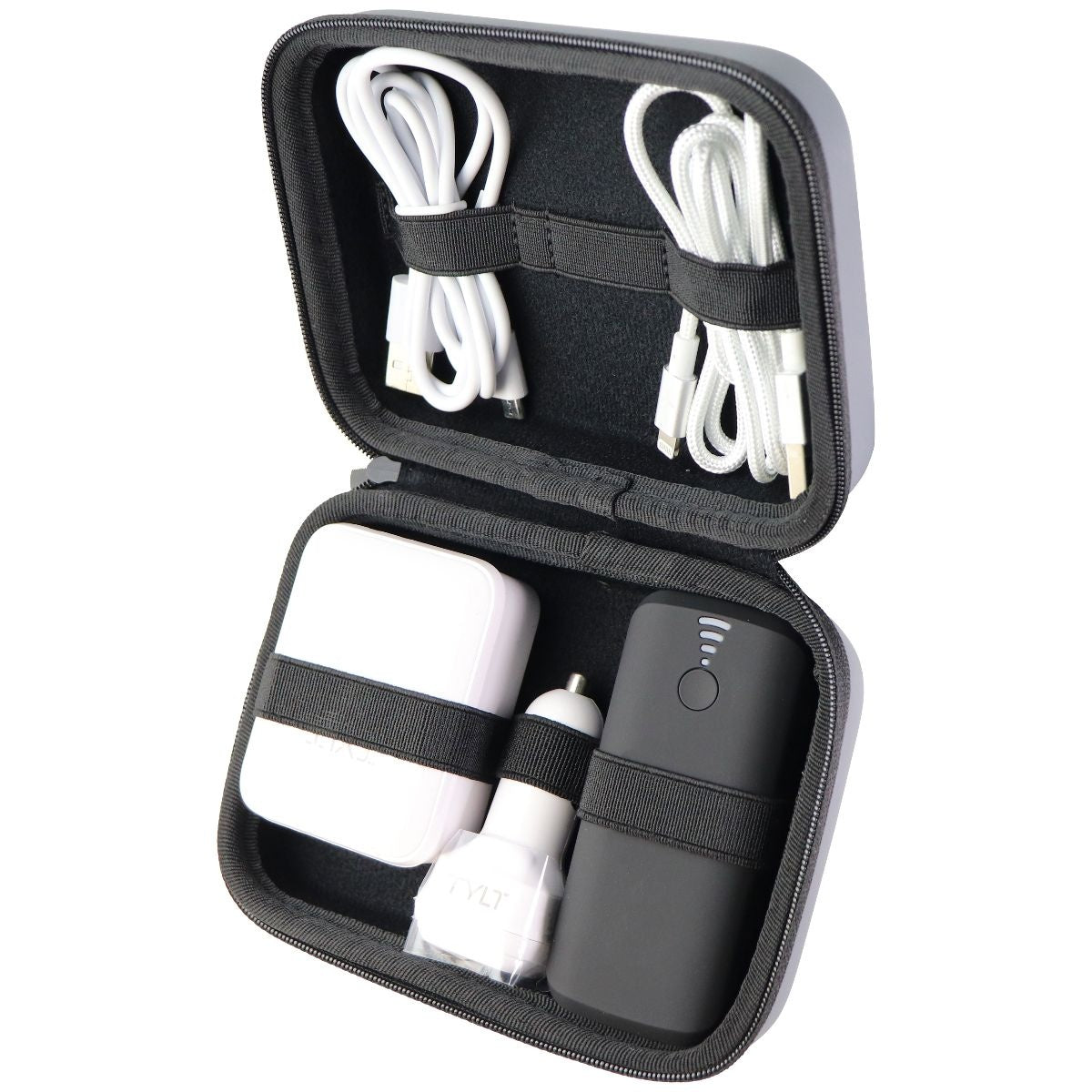 TYLT Battery Kit with Car, Wall, and Portable Chargers for iPhone & More - Gray Cell Phone - Chargers & Cradles TYLT    - Simple Cell Bulk Wholesale Pricing - USA Seller