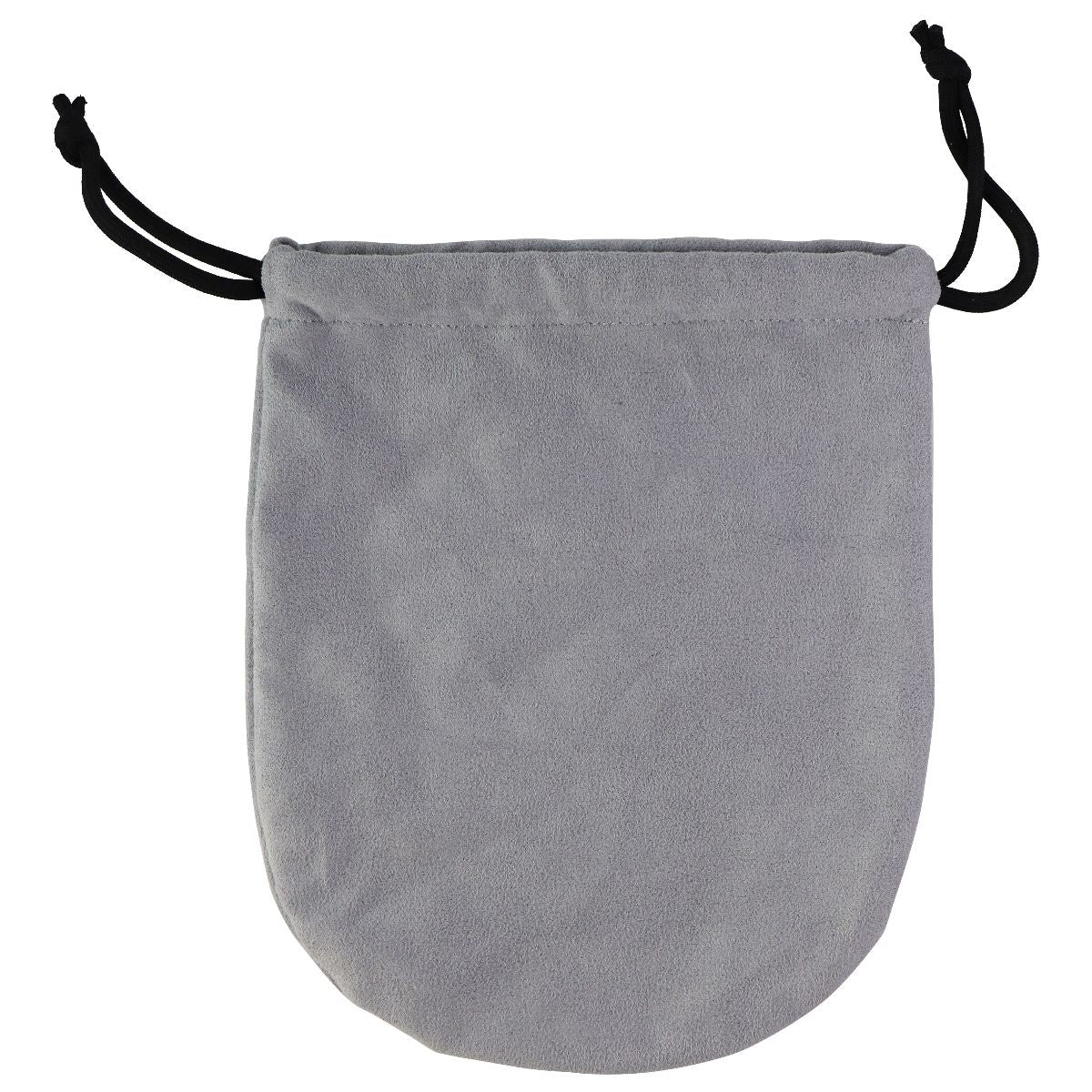 Soft Plush Drawstring Pouch for Headphones & More - Gray iPod, Audio Player Accessories - Cases, Covers & Skins Unbranded - Simple Cell Bulk Wholesale Pricing - USA Seller